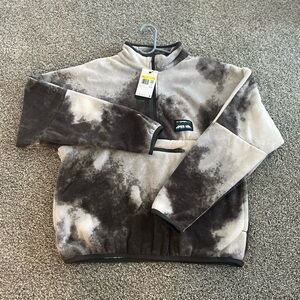 Nike Open Air Performance Black and Cream Half Zip Up Sweater